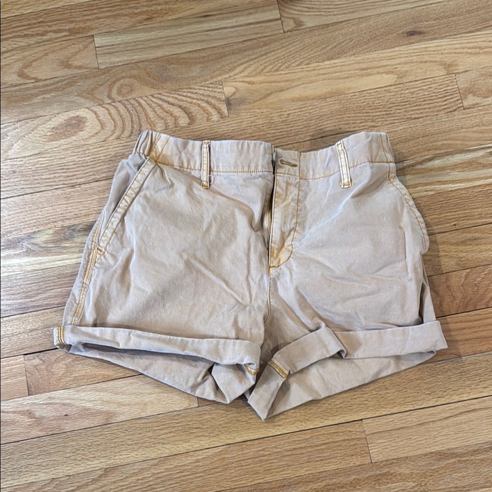 Old Navy Tan Cargo Shorts Classic Design